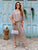 Taupe Allure Silk Dress
