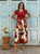 Valeria Mixed-Media T-Shirt Maxi Dress - Burnt Orange