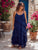 Nuit de Soie Pure Silk Tiered Maxi Dress