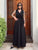 Black Blazer A Line Maxi Dress