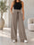 The Maëlle High-Waisted Palazzo Joggers - Taupe