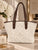 The Élodie Cable Tote - Panna