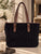The Élodie Cable Tote - Black