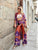 Rust and Lavender Kimono Set