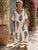 The Marabella Paisley Kaftan Dress - Ivory and Black
