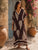 The Marabella Paisley Kaftan Dress - Mocha