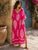 The Marabella Paisley Kaftan Dress - Fucshia